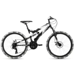 Rower Górski 24 Dla Chłopca Dziewczynki Hamulec Tarczowy Amortyzacja