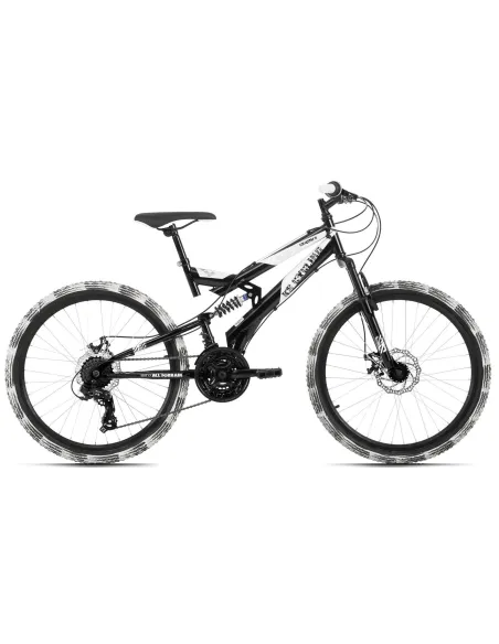 Rower Górski 24 Dla Chłopca Dziewczynki Hamulec Tarczowy Amortyzacja