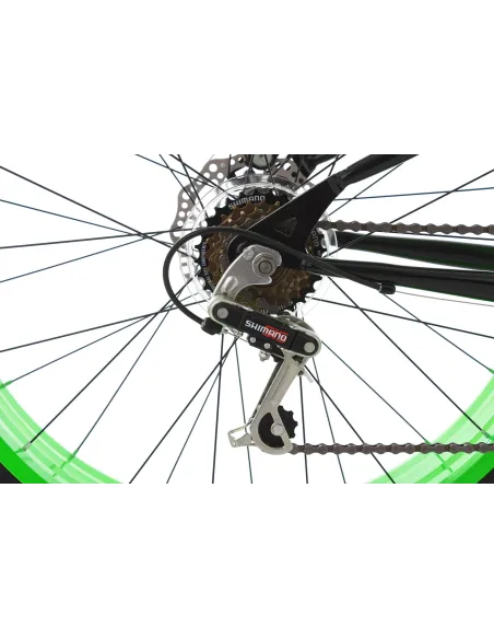 Rower Górski 26 Fatbike Grube Opony Unisex 6 Biegów