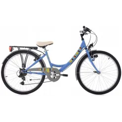 Dziewczęcy Rower Miejski 24 Damka 6 Biegów Komunia