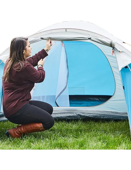 Namiot Turystyczny Safacus 4 osobowy Rodzinny Kempingowy Wodoodporny 3000mm