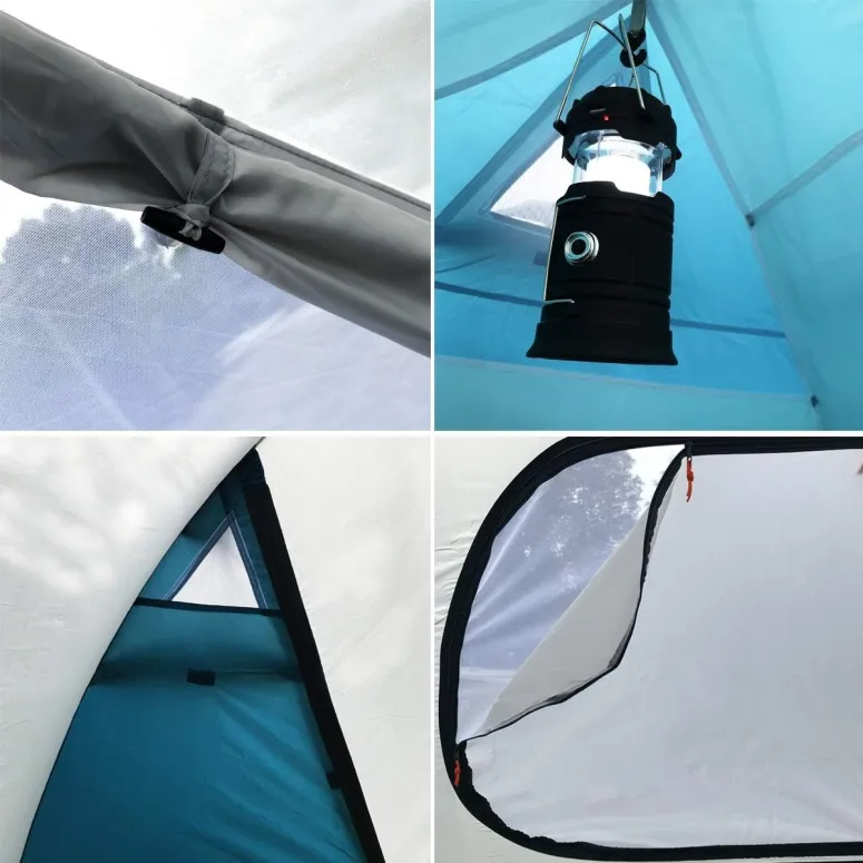 Namiot Turystyczny Safacus 4 osobowy Rodzinny Kempingowy Wodoodporny 3000mm