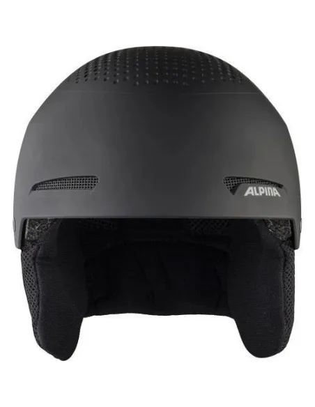Kask Narciarski Snowboard Dziecięcy Alpina Zupo Czarny Mat EPS r. 48-52 cm