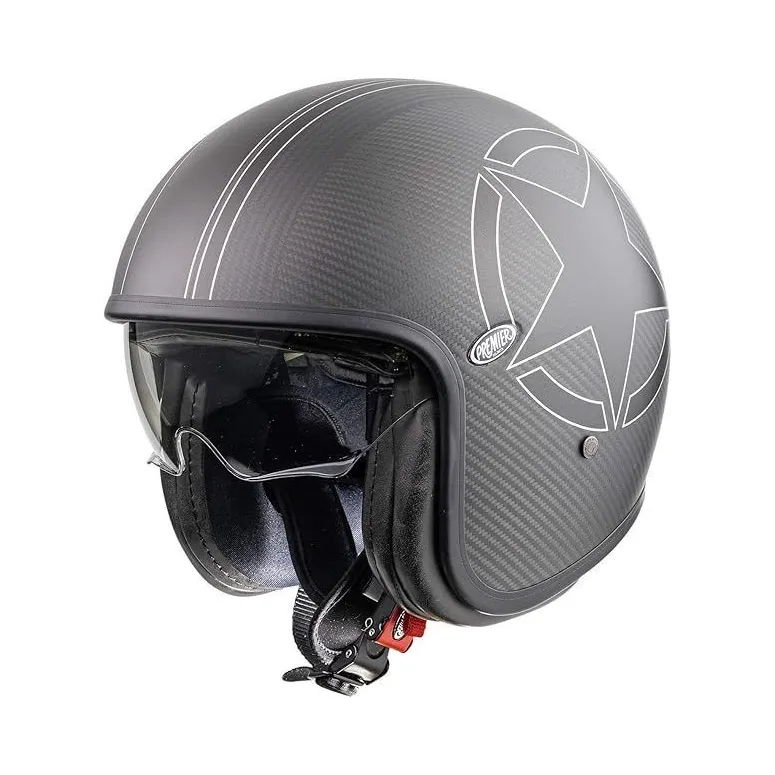 Kask Motocyklowy Premier Helmets Vintage Evo Star Carbon Uniseks XL 61-62