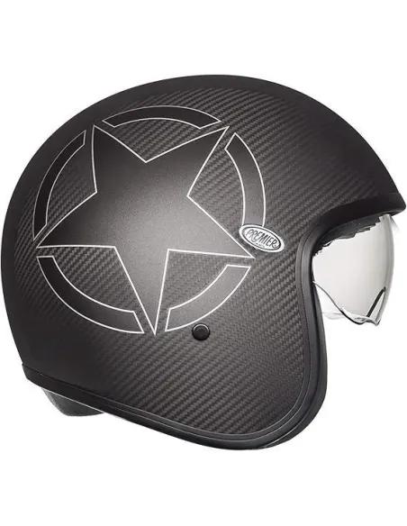 Kask Motocyklowy Premier Helmets Vintage Evo Star Carbon Uniseks XL 61-62