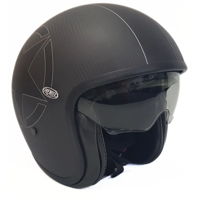 Kask Motocyklowy Premier Helmets Vintage Evo Star Carbon Uniseks XL 61-62