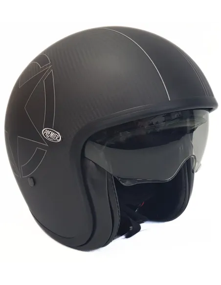 Kask Motocyklowy Premier Helmets Vintage Evo Star Carbon Uniseks XL 61-62