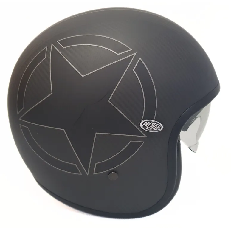 Kask Motocyklowy Premier Helmets Vintage Evo Star Carbon Uniseks XL 61-62