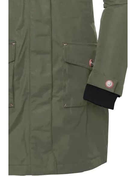 Kurtka Dziewczęca Płaszcz Killtec Odpinany Kaptur Ciemnooliwkowa r. US 12