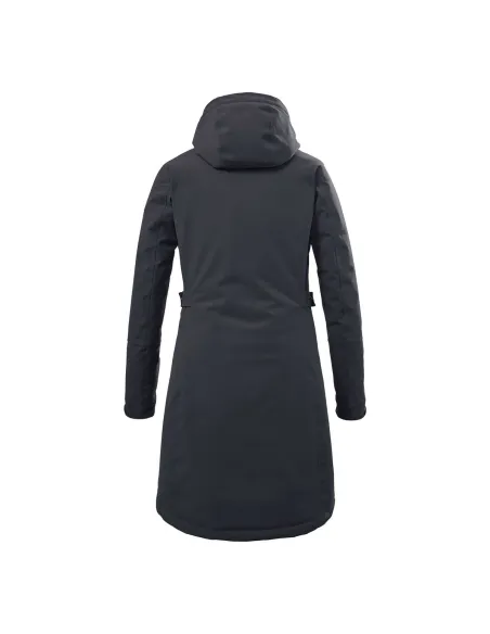 Kurtka Zimowa Damska Killtec KOW 165 Płaszcz Parka Czarna Matowa rozmiar 46