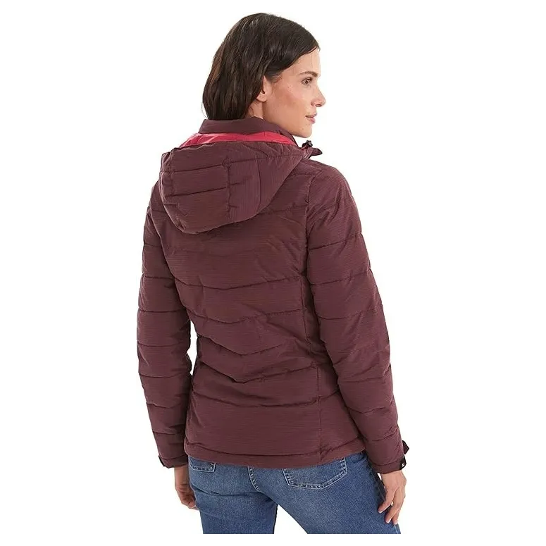 Kurtka Zimowa Damska Killtec Skane WMN Pikowana Bordowa Wodoodporna r. 36