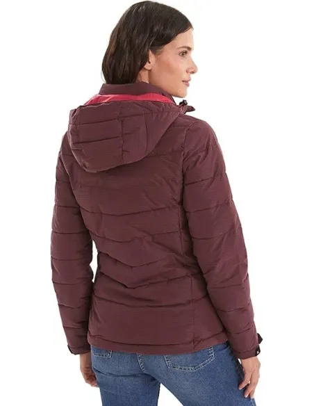 Kurtka Zimowa Damska Killtec Skane WMN Pikowana Bordowa Wodoodporna r. 36