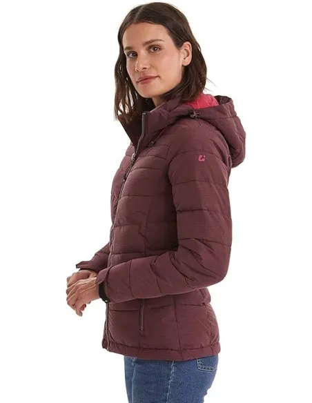 Kurtka Zimowa Damska Killtec Skane WMN Pikowana Bordowa Wodoodporna r. 36