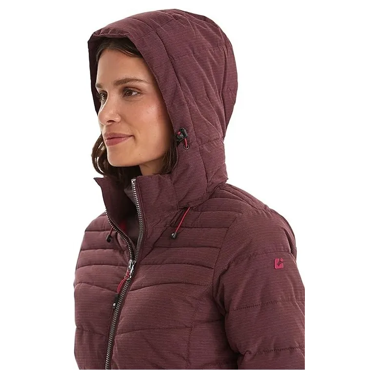 Kurtka Zimowa Damska Killtec Skane WMN Pikowana Bordowa Wodoodporna r. 36
