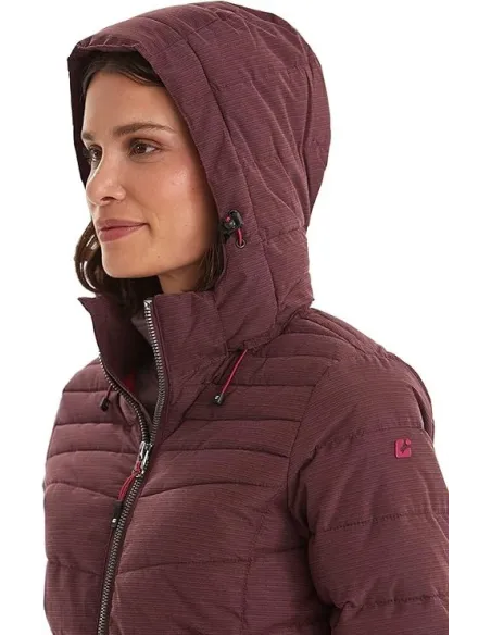 Kurtka Zimowa Damska Killtec Skane WMN Pikowana Bordowa Wodoodporna r. 36