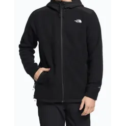 Bluza Męska Polarowa The North Face Alpine Polartec 200 Czarna Kaptur r. XL