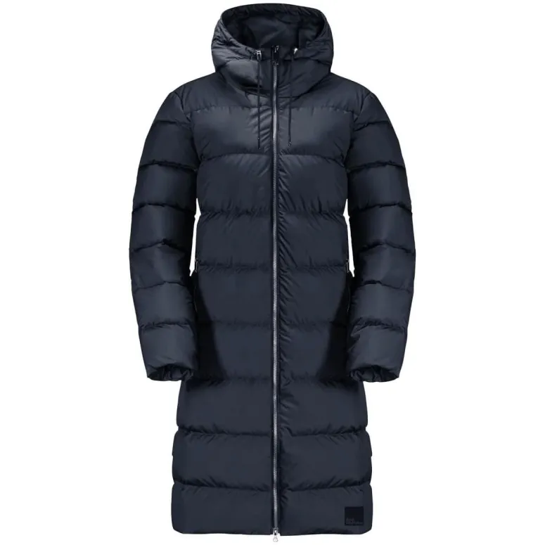 Kurtka Zimowa Damska Jack Wolfskin Frozen Palace Longline Granatowa r. L