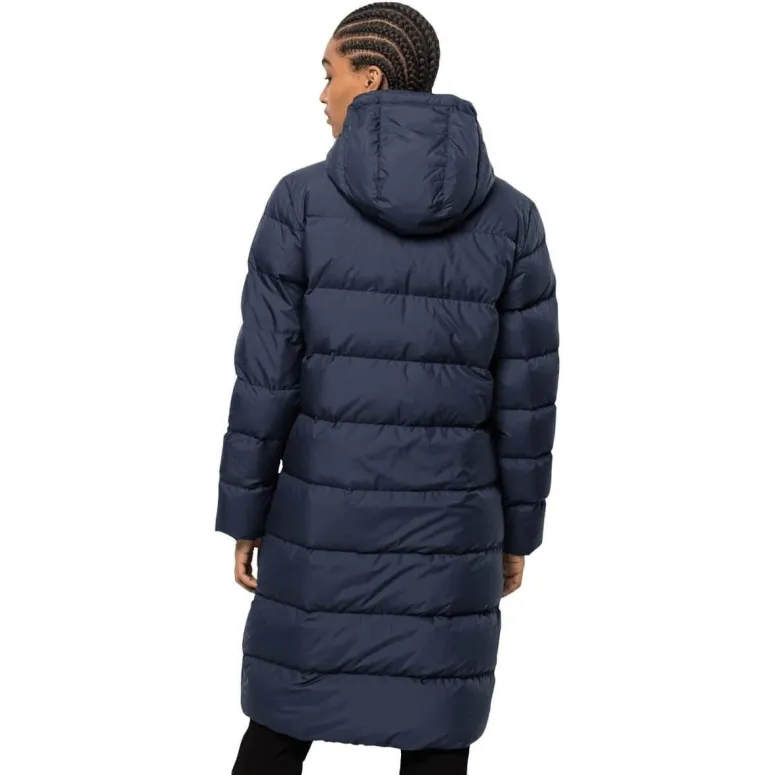 Kurtka Zimowa Damska Jack Wolfskin Frozen Palace Longline Granatowa r. L