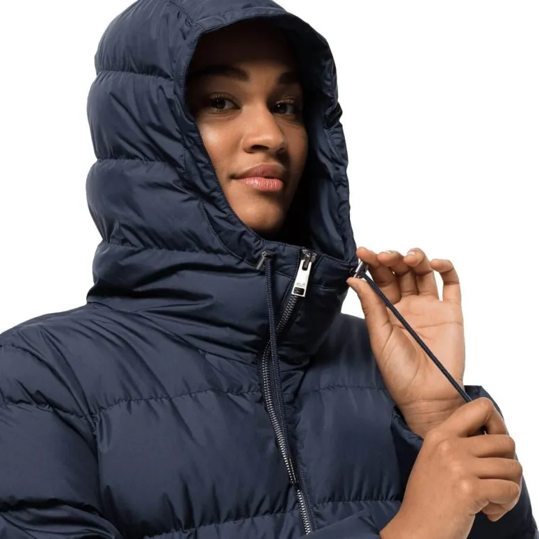 Kurtka Zimowa Damska Jack Wolfskin Frozen Palace Longline Granatowa r. L