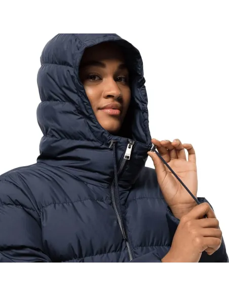 Kurtka Zimowa Damska Jack Wolfskin Frozen Palace Longline Granatowa r. L