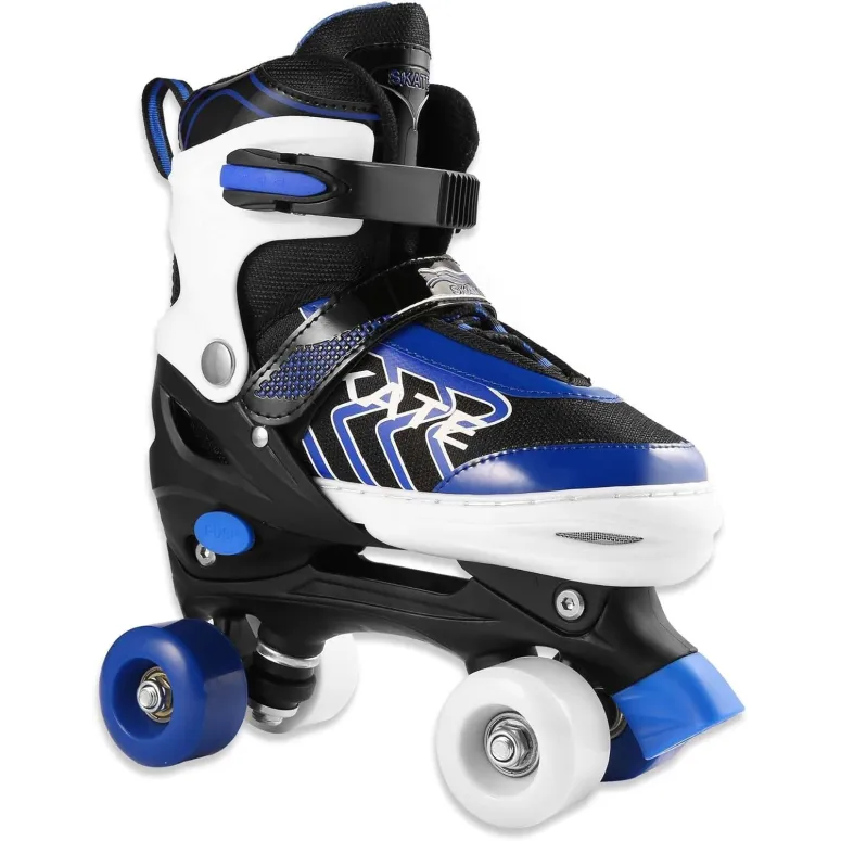 Wrotki Regulowane Rolki Hikole Rozmiar 31-34 Oddychające Dla Dzieci Hamulec