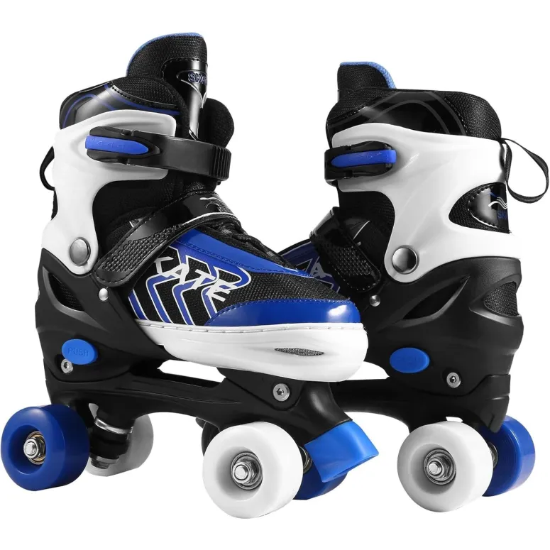 Wrotki Regulowane Rolki Hikole Rozmiar 31-34 Oddychające Dla Dzieci Hamulec