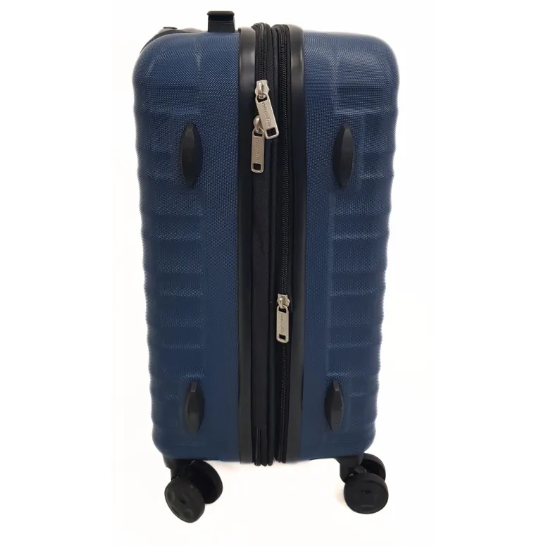 Walizka Kabinowa Amazon Basics Podręczna Twarda ABS 4 Kółka Granatowa 39 l