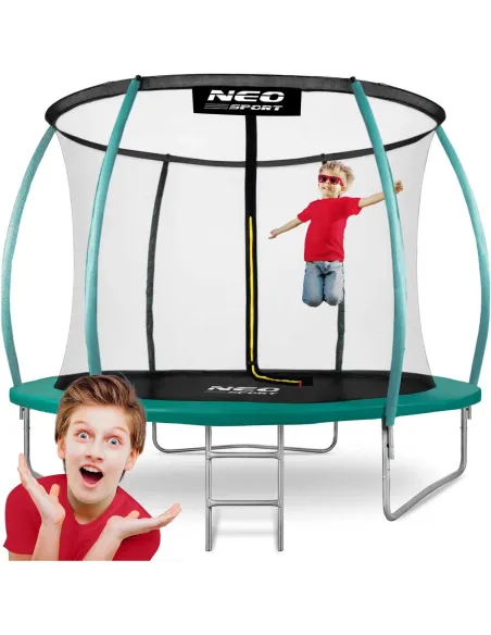 Trampolina Ogrodowa 312 cm Neo Sports NS-10C181 Z Siatką Dla Dzieci 150kg