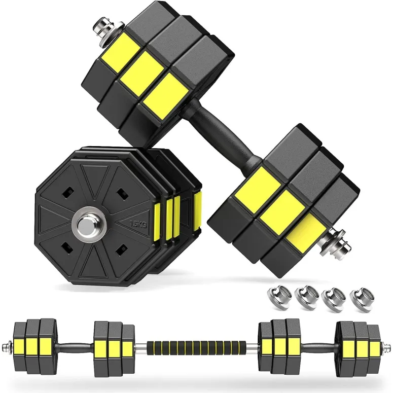 Hantle Ciężarki Zestaw 20kg PANMAX Adjustable Dumbbells Regulowane 3w1