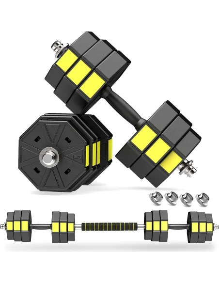Hantle Ciężarki Zestaw 20kg PANMAX Adjustable Dumbbells Regulowane 3w1