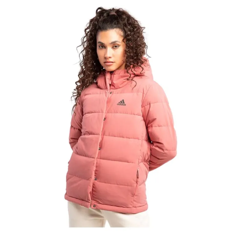 Kurtka Zimowa Damska Adidas Helionic Ho J Różowa Wodoodporna Ciepła r. M