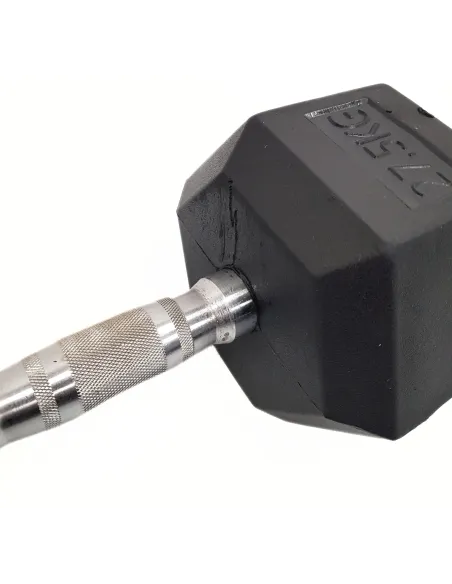 Hantle Treningowe Krótkie 55kg Hexbell Dumbbell Żeliwne Wytrzymałe 2x27,5kg