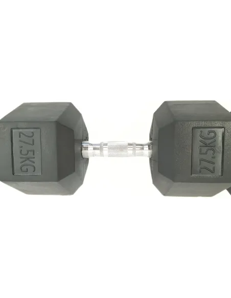 Hantle Treningowe Krótkie 55kg Hexbell Dumbbell Żeliwne Wytrzymałe 2x27,5kg