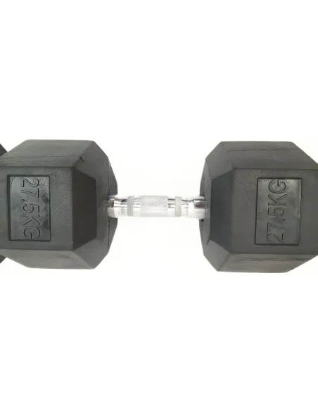Hantle Treningowe Krótkie 55kg Hexbell Dumbbell Żeliwne Wytrzymałe 2x27,5kg
