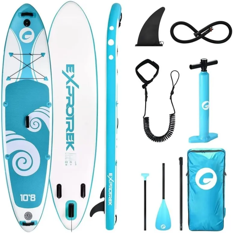 Deska SUP Surfingowa Exprotrek Paddle Board Zestaw Dla Początkujących 200kg