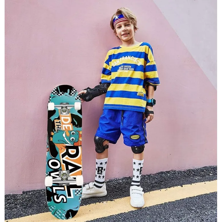 Deskorolka Skating WeSkate Smibie Pro 7-Warstw Młodzieżowa Unisex Do 100kg