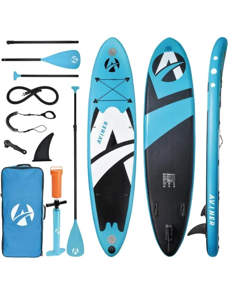 Deska Nadmuchiwana SUP Aviner Stand Up Paddle Pokrowiec Zestaw 150kg Max