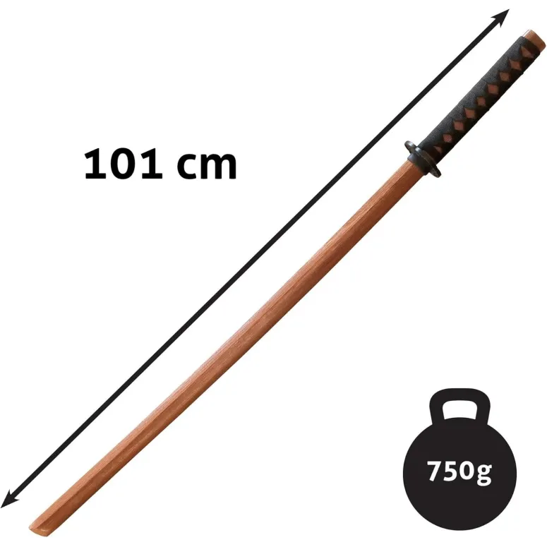 Miecz Treningowy Katana Klasyczna DEPICE Bokken Samuraj Drewniany 101cm