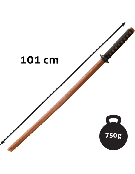 Miecz Treningowy Katana Klasyczna DEPICE Bokken Samuraj Drewniany 101cm