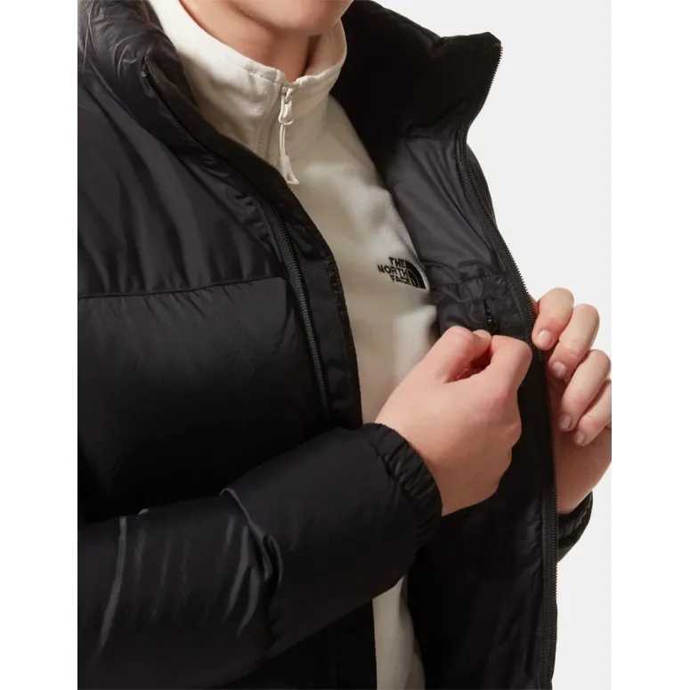 Kurtka Damska Puchowa The North Face Diablo Suwak Oddychająca Haft Czarna S