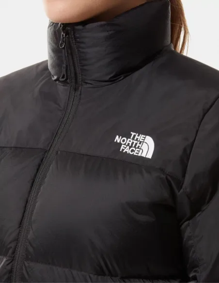 Kurtka Damska Puchowa The North Face Diablo Suwak Oddychająca Haft Czarna S
