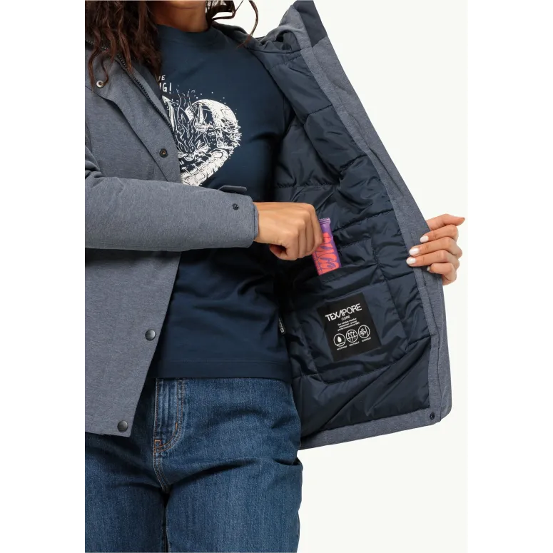 Damska Kurtka Zimowa Jack Wolfskin Snowy Park Jkt W Nieprzemakalna S