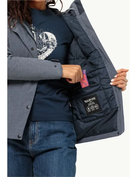 Damska Kurtka Zimowa Jack Wolfskin Snowy Park Jkt W Nieprzemakalna S