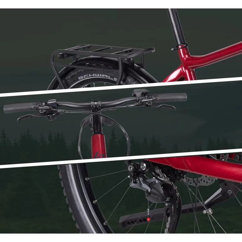 Elektryczny Rower Trekkingowy 27,5 Lapierre Męski Hydraulika Wspomaganie