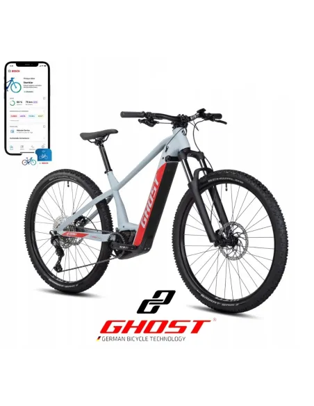 Elektryczny Rower Górski 29 GHOST Męski Damski ALU Hardtail Hydraulika MTB