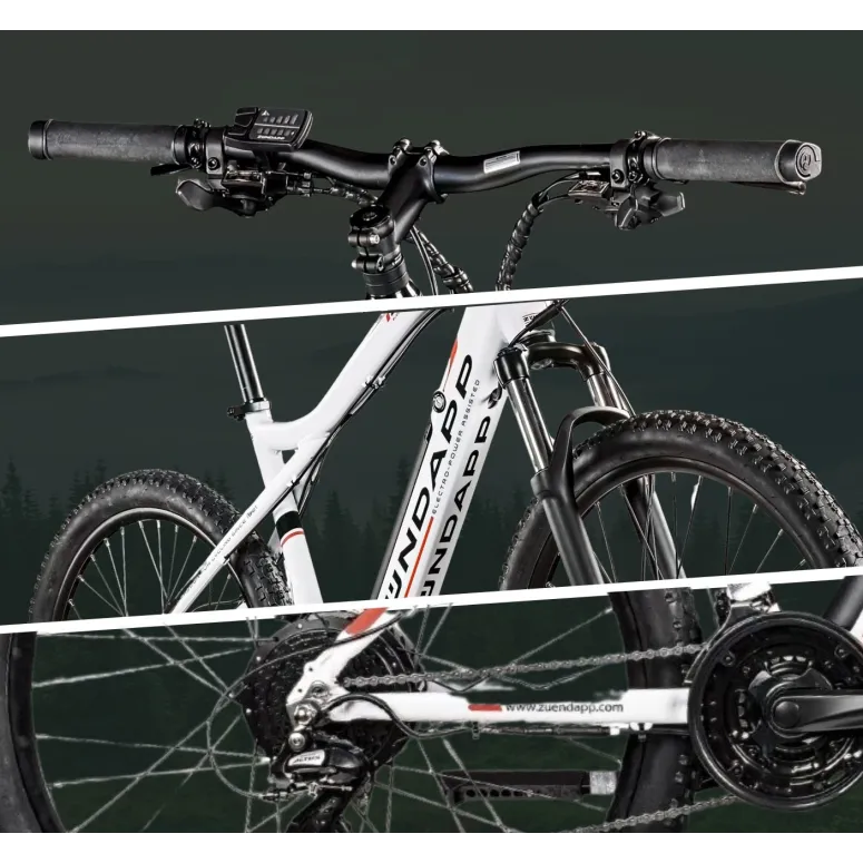 Elektryczny Rower Górski 27,5 Męski Damski MTB ALU Wspomaganie Góral 14Ah