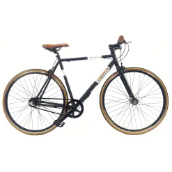 Rower Miejski Męski 28 Uniwersalny Retro Dual Pivot Trzybiegowy Stalowy