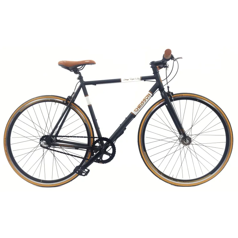 Rower Miejski Męski 28 Uniwersalny Retro Dual Pivot Trzybiegowy Stalowy