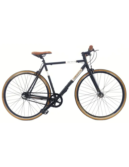 Rower Miejski Męski 28 Uniwersalny Retro Dual Pivot Trzybiegowy Stalowy