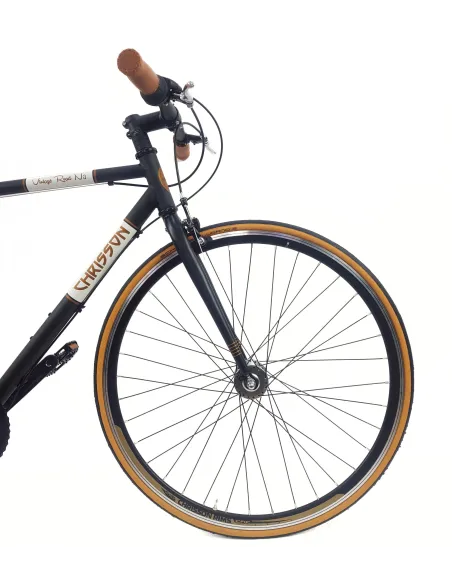 Rower Miejski Męski 28 Uniwersalny Retro Dual Pivot Trzybiegowy Stalowy